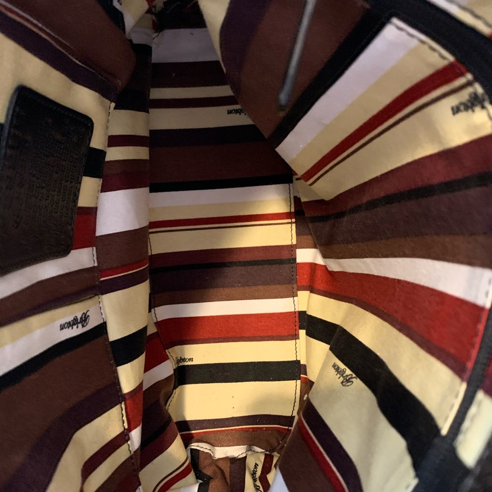 Brighton Original Tulla Black Python Handbag - image 3